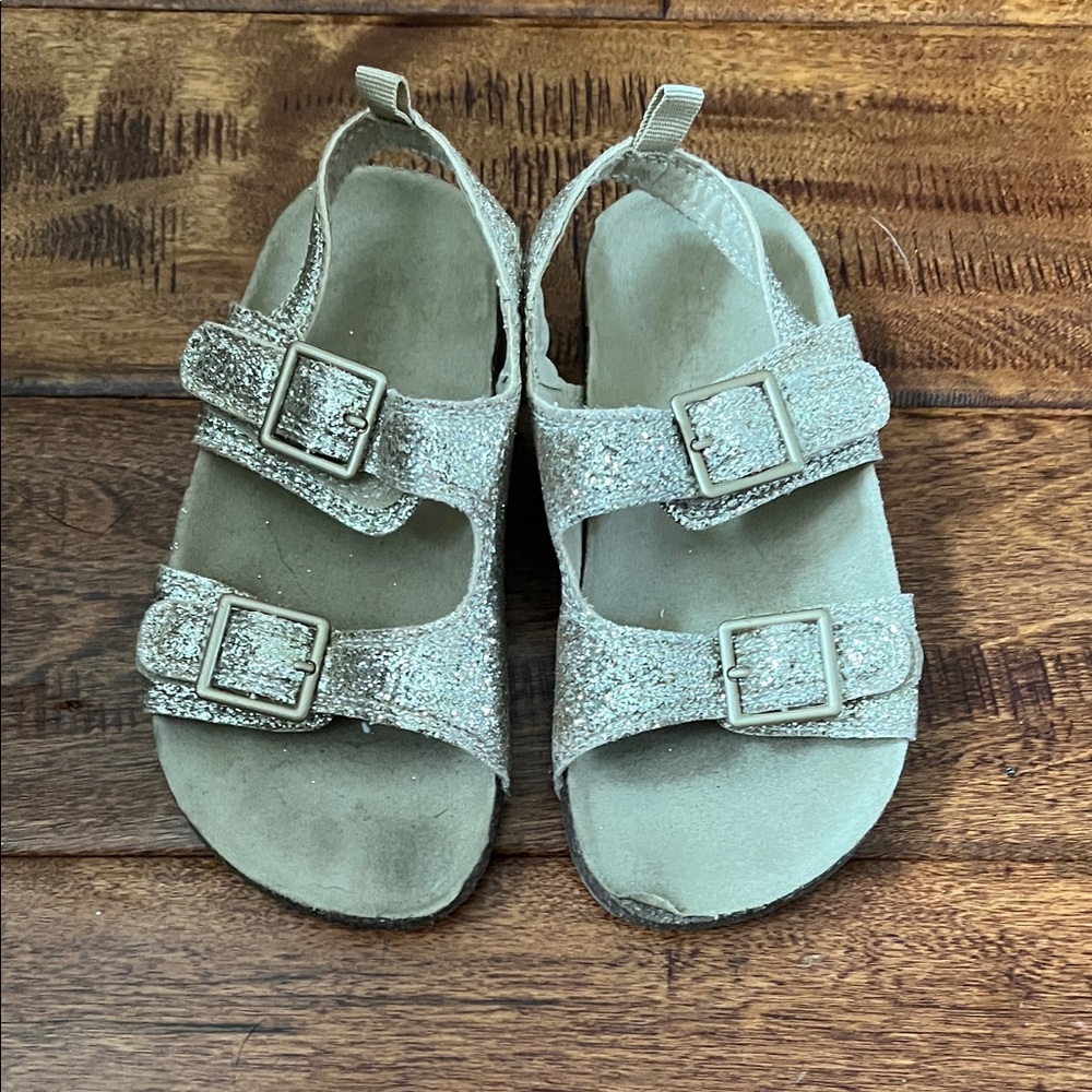Carter's Glittery Gold Kids Sandals